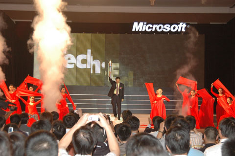 微软技术大会（Tech・Ed）2006 开幕式（转自微软网站）